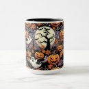 Recherche de fantôme de halloween tasses Vintage