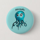 Recherche de poulpes mignons badges Poulpe mignon