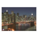 Recherche de ville la nuit posters Manhattan