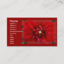 Recherche de macro de fleur cartes visite Dahlia