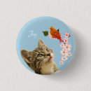 Recherche de fleur rouge badges Oiseau