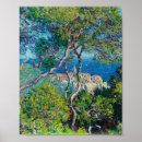 Recherche de bordighera par claude monet art Arbres