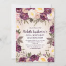 Recherche de fleurs violettes vintage invitations Pour elle