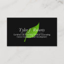Recherche de coaching cartes visite Noir