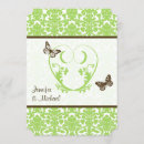 Recherche de brune de damassé mariage invitations Moderne