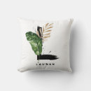 Recherche de feuille tropicale coussins Aquarelle