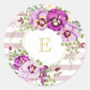Recherche de rayures violettes autocollants Élégant