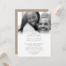 Recherche de monogramme 16x22 invitations Blanc