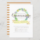 Recherche de pastel quinceanera invitations Aquarelle