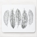 Recherche de plumes tapis souris Tribal