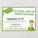 Recherche de serpent anniversaire invitations Enfants