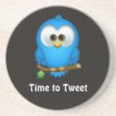 Recherche de oiseau dessous de verres Mignon