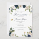 Recherche de quinceanera bleu marine invitations Papillon