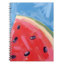 Recherche de pastèque rouge carnets Aquarelle