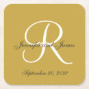 Recherche de noir or dessous de verres Initiale