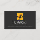 Recherche de z cartes visite Monogramme