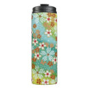 Recherche de motif floral asiatique tasses Bleu
