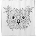 Recherche de hibou rideaux douche Zendala