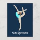 Recherche de gymnaste cartes postales Femme