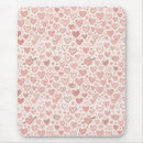 Recherche de dessin main tapis souris Motif de cœur