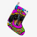 Recherche de saucisse chaussette de noël Doxie