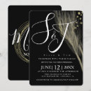 Recherche de suite mariage invitations Noir et blanc