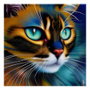 Recherche de lynx posters Coloré