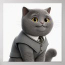 Recherche de chat gris posters Adorable