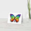 Recherche de papillon tropical vœux cartes Coloré