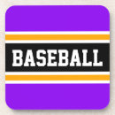 Recherche de baseball dessous de verres Amusant