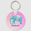 Recherche de éléphant bleu porteclés Rose
