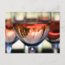 Recherche de verre de vin cartes postales Lunettes