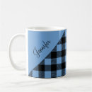 Recherche de style campagnard tasses Bleu