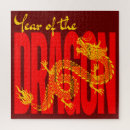Recherche de dragon rouge puzzles Nouvelle année chinoise