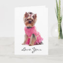 Recherche de yorkshire terrier vœux cartes Chiot