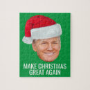 Recherche de trump puzzles Noël
