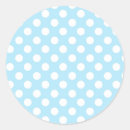 Recherche de pois bleu blanc autocollants Rétro