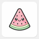 Recherche de dessin de pastèque autocollants Kawaii