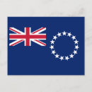 Recherche de cook cartes postales Drapeau des îles cook