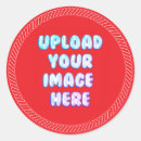 Recherche de logo rouge autocollants Marque
