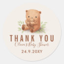 Recherche de teddy bear autocollants Baby shower en faveur