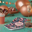 Recherche de plume assiettes en papier Coloré