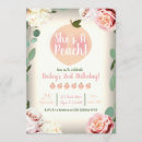 Recherche de peach invitations Vintage