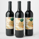 Recherche de ananas bouteilles vin étiquettes Moderne