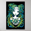 Recherche de ange gothique posters Bleu