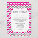Recherche de fuchsia baby shower invitations Chic