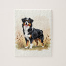 Recherche de chiens de berger australiens puzzles Australishepherd