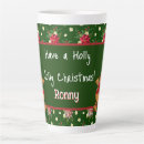 Recherche de noël de joyeux tasses Poinsettia