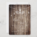 Recherche de lustre mariage invitations Rustique