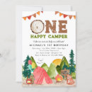 Recherche de camping 1ans anniversaire invitations Un joyeux camper